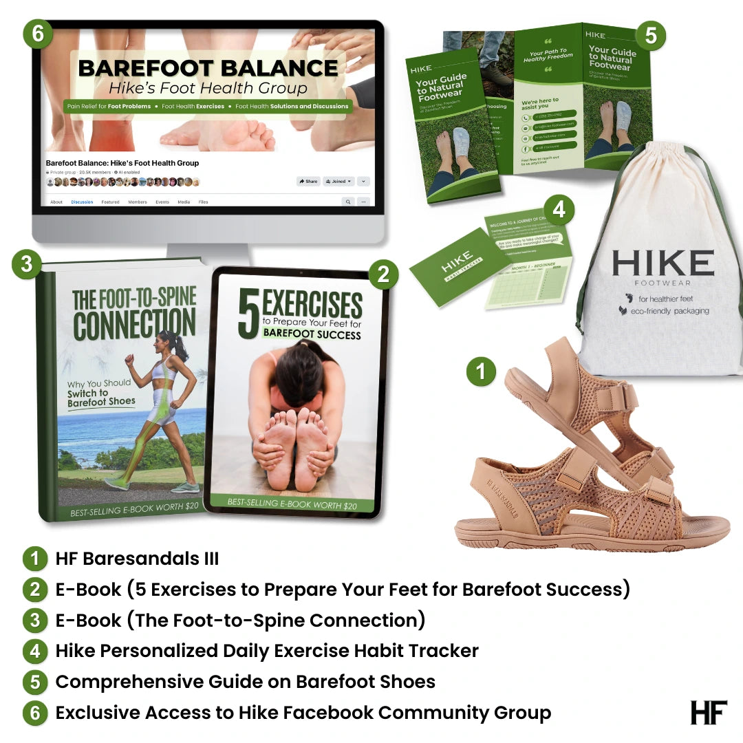 HF Baresandals III – Ergonomic Footbed & Ultra-Lightweight Barefoot Sandals (Unisex)