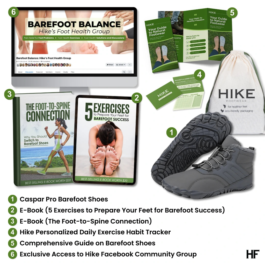 Caspar Pro - Non-slip & Water-Resistant Winter Barefoot Shoe (Unisex)