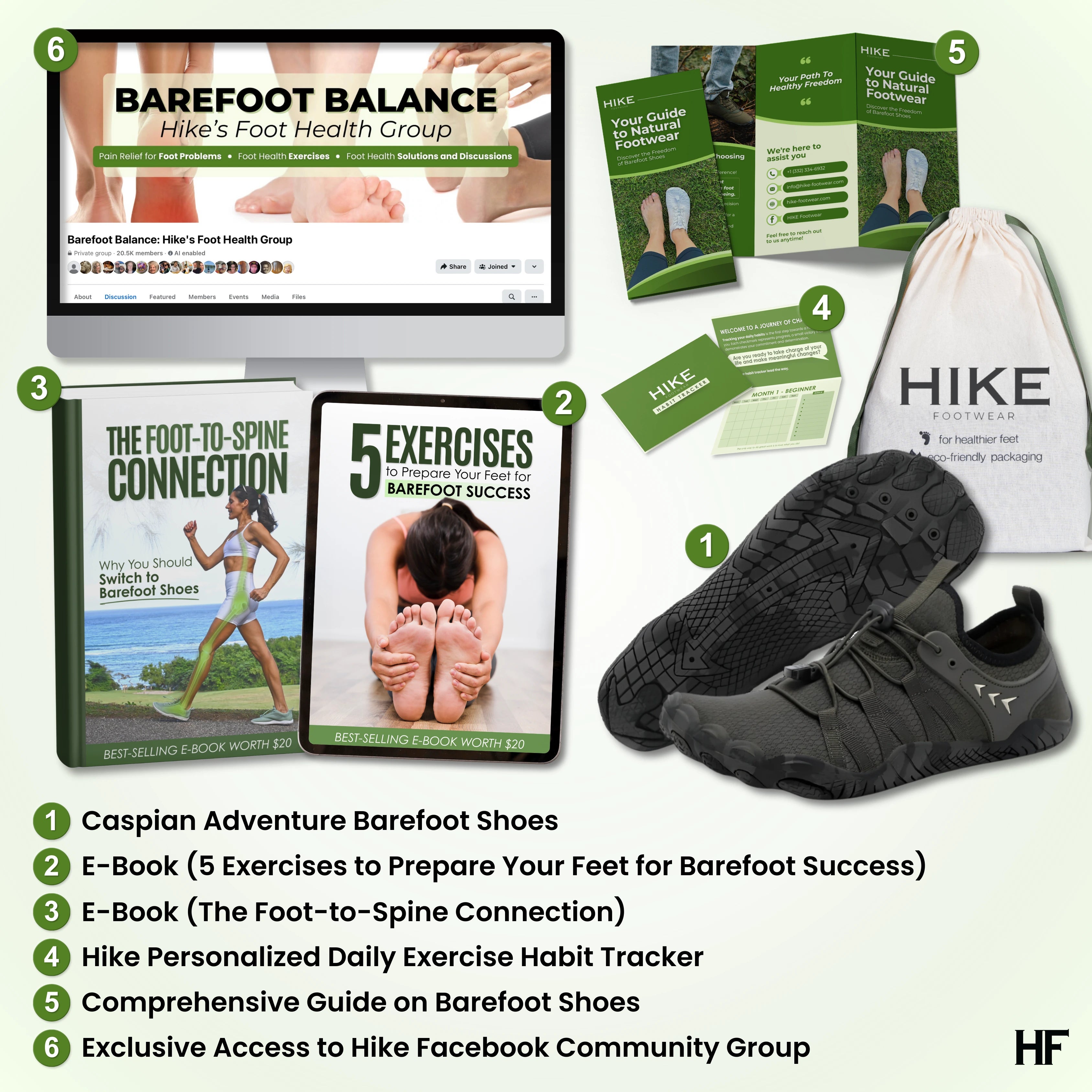 Caspian Adventure - Outdoor & Non-slip Barefoot Shoes (Men)