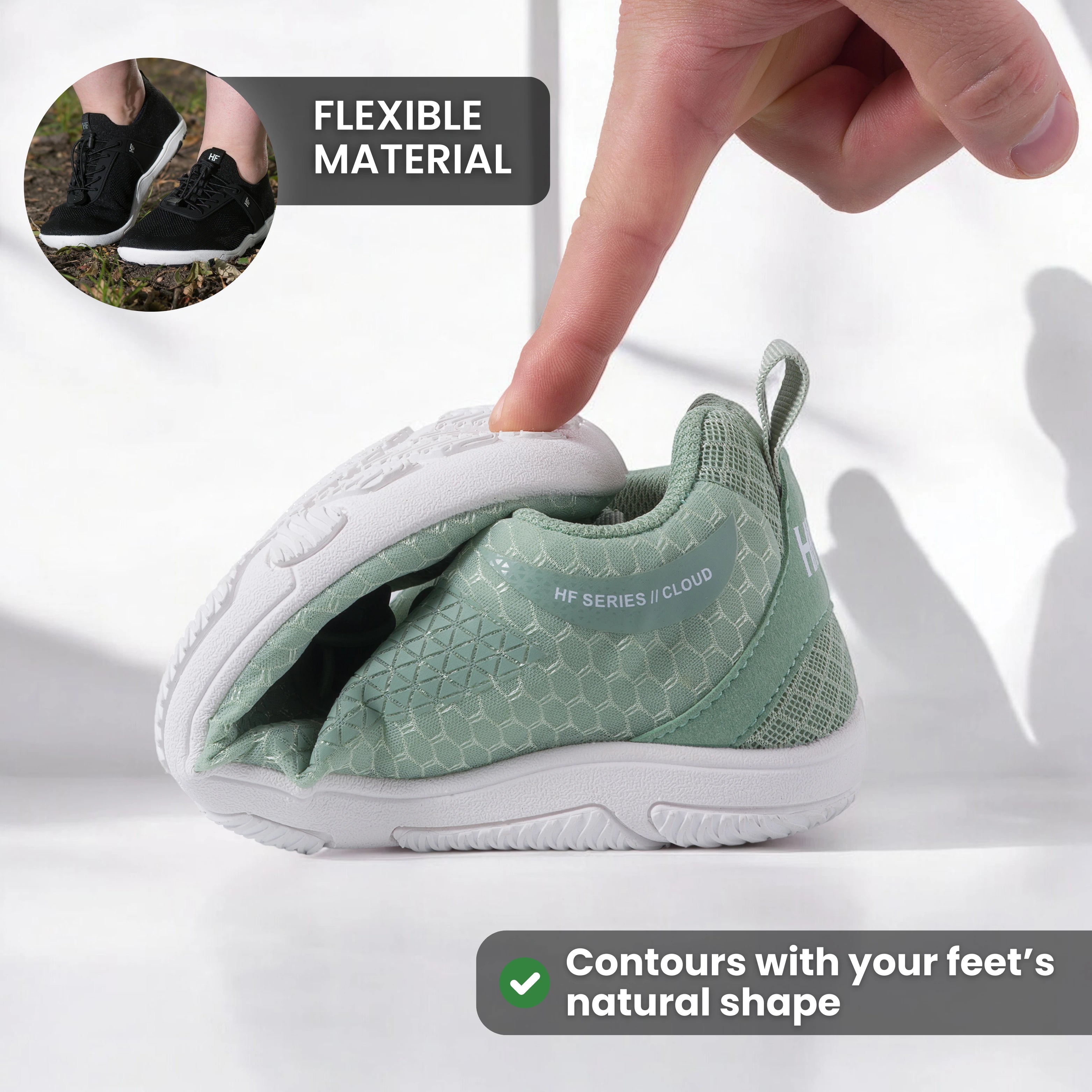 HF Series x Cloud – Chaussures pieds nus ergonomiques et confortables (Unisexe)