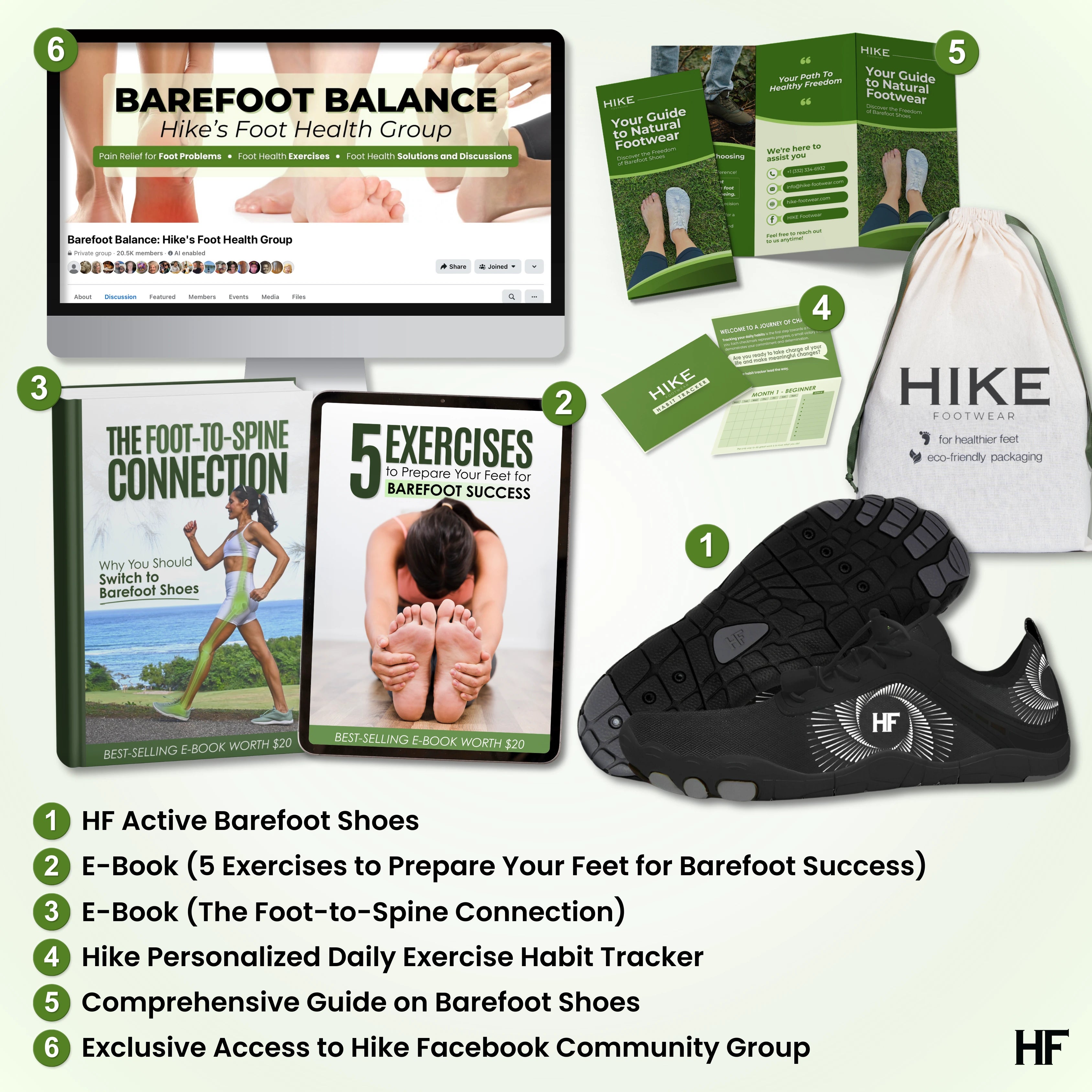 HF Active - Active Lifestyle & Pain Relief Barefoot Shoes (Unisex)