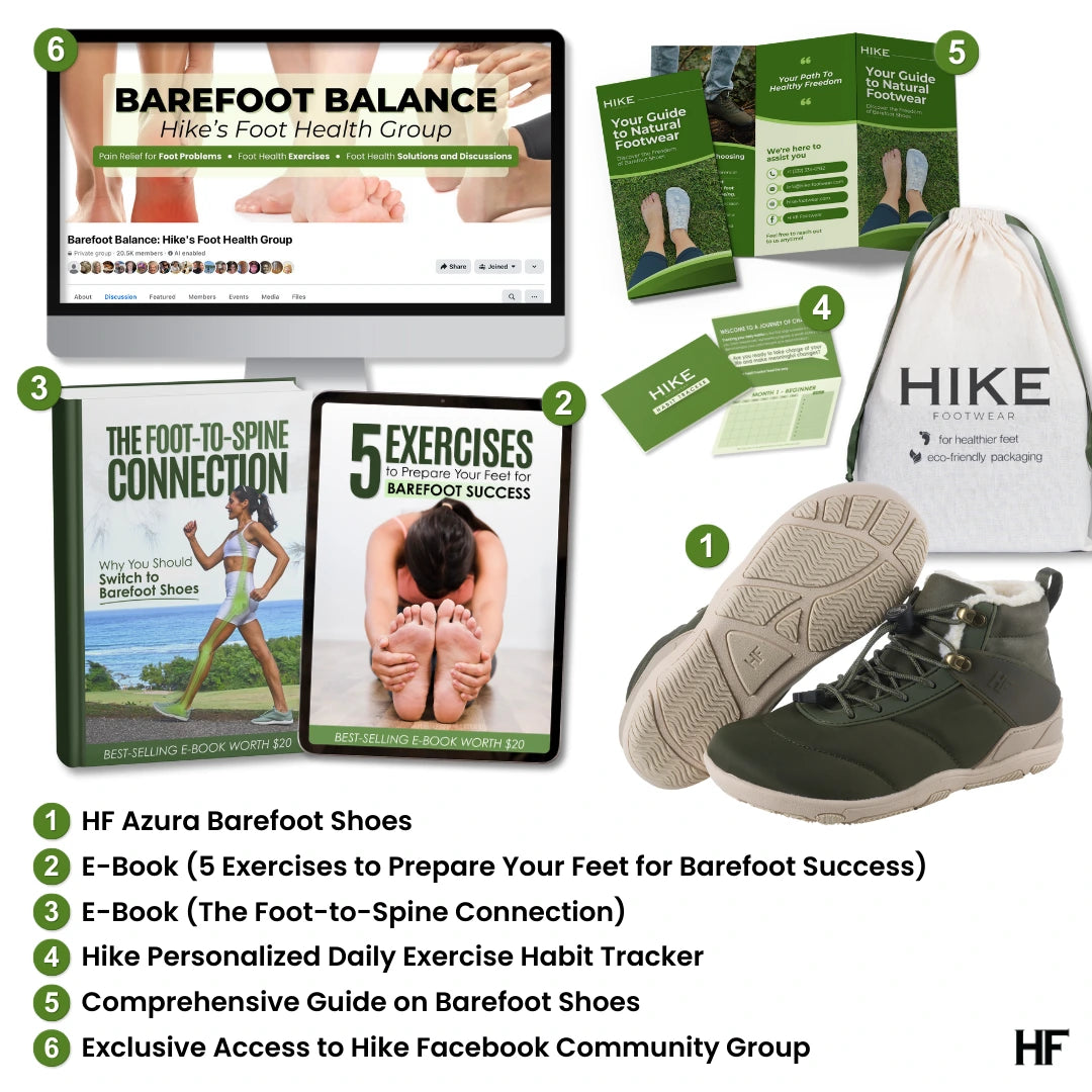 HF Azura – Ergonomic & Supportive Winter Barefoot Shoes (Unisex)