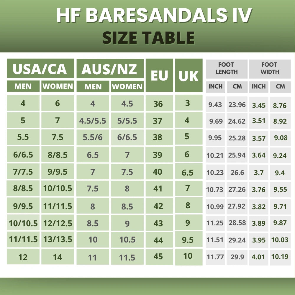 [NEW] HF Baresandals IV – Outdoor & Lightweight Barefoot Sandals