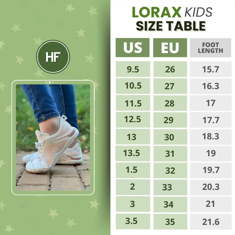 Lorax Kids - Soft and Flexible Barefoot Shoes For Kids