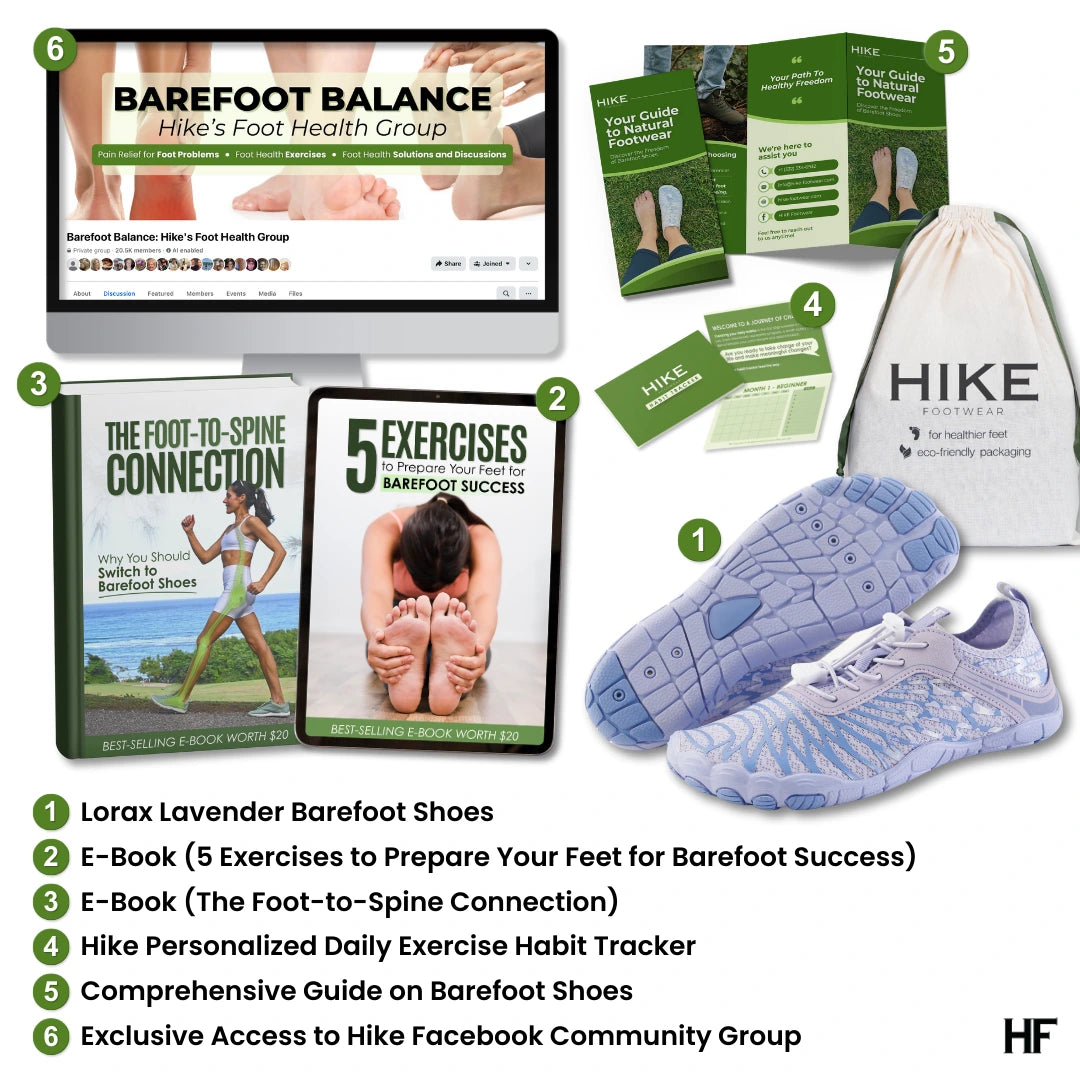 Lorax Lavande – Chaussures pieds nus saines et antidérapantes (Unisexe) [Édition Limitée]