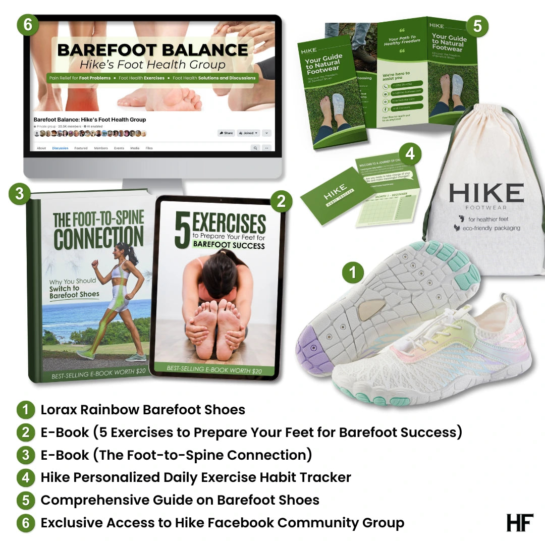 Lorax Arc-en-ciel – Chaussures pieds nus saines et antidérapantes (Unisexe) [Édition Limitée]