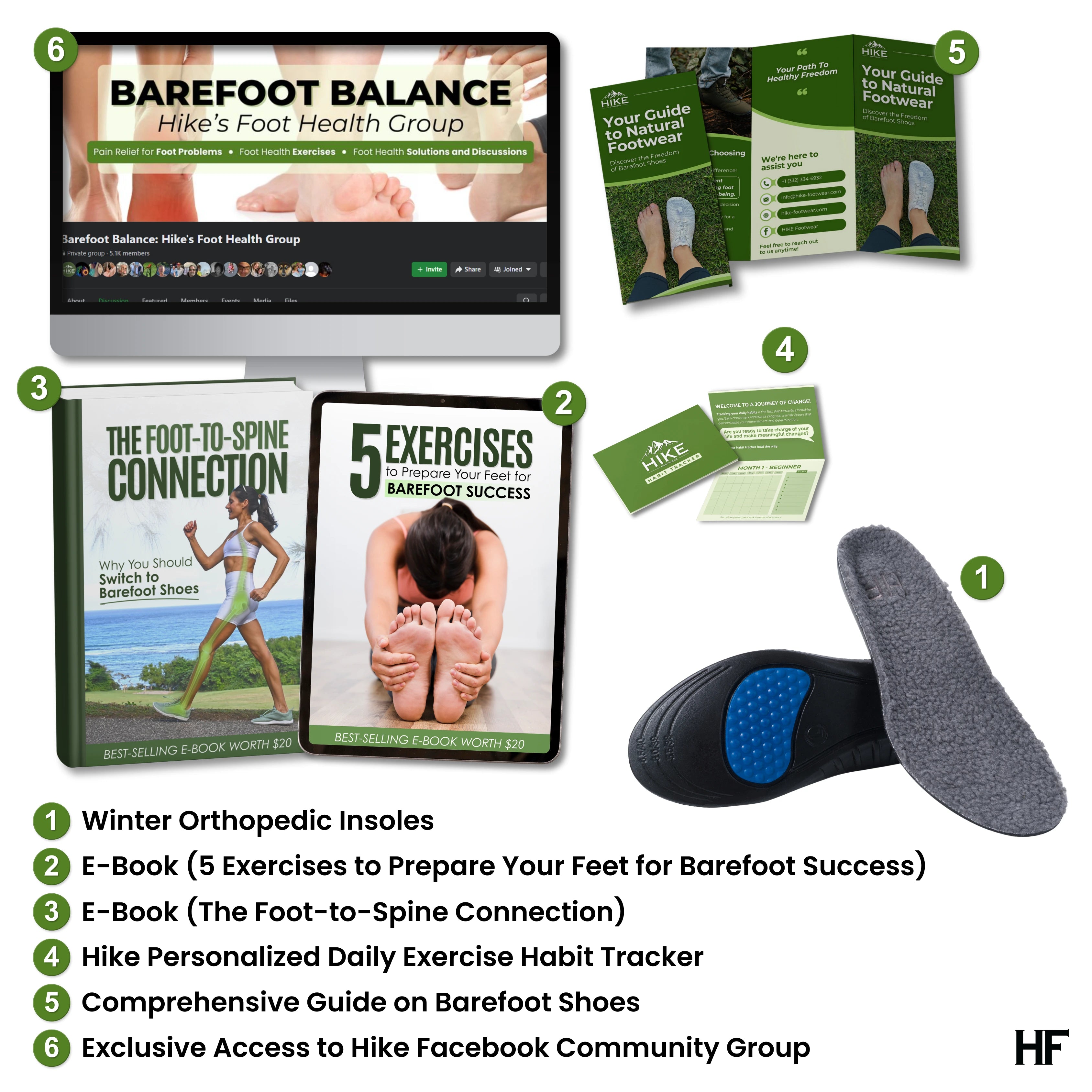 HIKE® Winter Orthopedic Insoles - Warm, Shock-absorbing, Pain-relieving Foot Pads