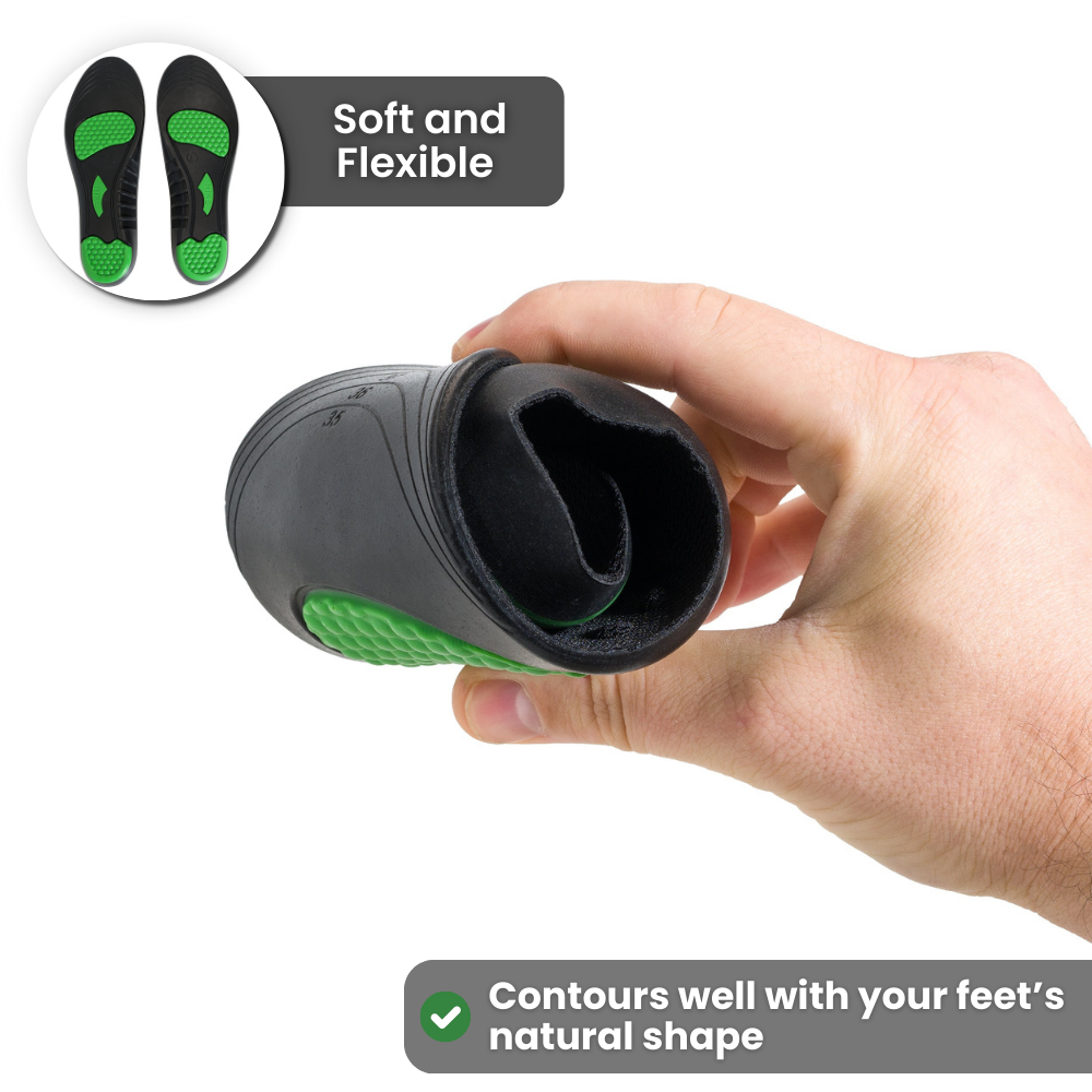 Semelles orthopédiques HIKE® - Coussinets anti-douleur et absorbant les chocs
