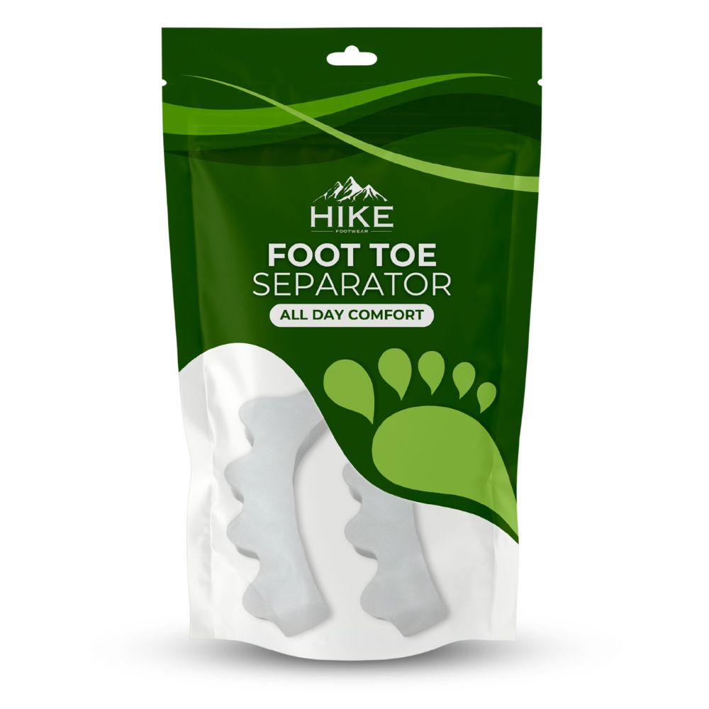 HIKE Foot Toe Separator -  Achieve Healthy Toes, Correct Bunions, Hammer Toes, and Relieve Foot Pain