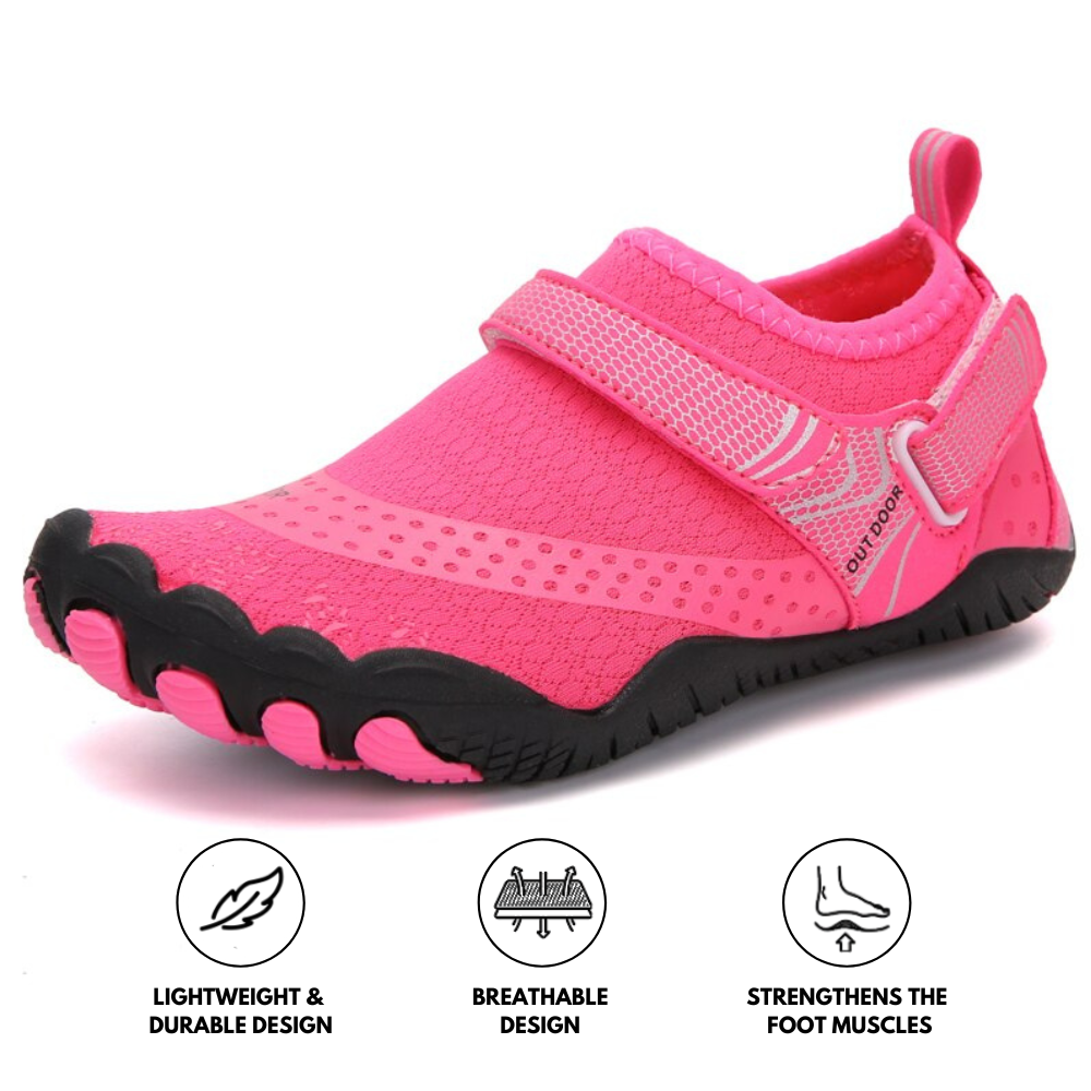 Hike Outdoor Kids - Chaussures pieds nus souples pour enfants 