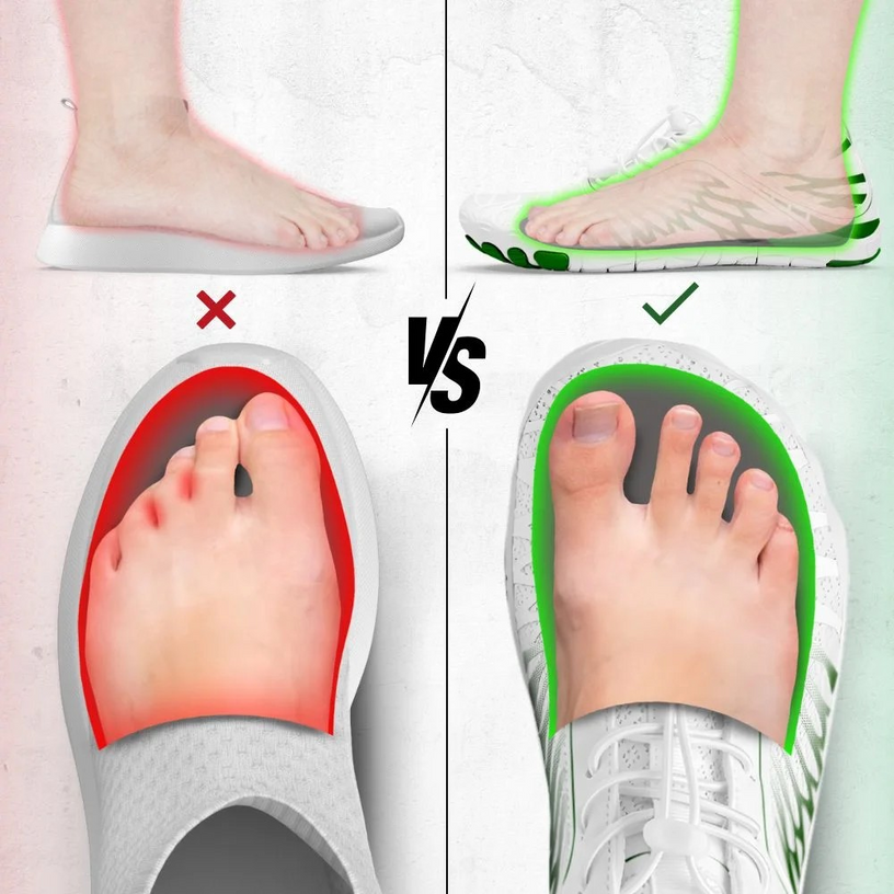 6. Wide Toe-Box For Wide Feet & Bunion